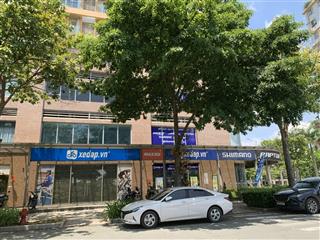 Cho thuê mặt bằng shophouse sarimi sala mặt công viên ngay cầu bông sala dt 9x11.5m 3 lầu