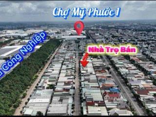 Thanh lý dãy trọ 150m2, shr nằm ngay kcn mỹ phước 3, tp bến cát, bình dương mà giá chỉ 1tỷ650tr