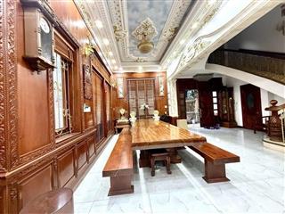 Biệt thự sân vườn, full nt gỗ. 4 tầng có hầm, 250m2 ngang khủng 16m 36 tỷ. tại lê đức thọ, gò vấp.