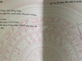 Chính chủ  bán đất vàng mặt tiền quốc lộ 30  tam nông, đồng tháp