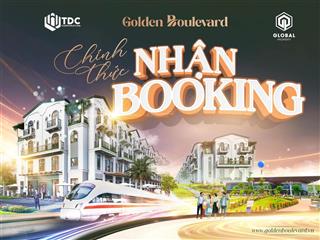 Golden boulavard  suất nội bộ chỉ còn vài suất mặt tiền nhà 4 tầng đường lê lợi rộng 40m