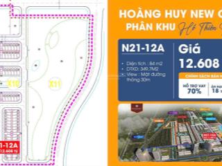 Duy nhất căn shophouse mặt đường 30m giá gốc từ cđt tại hoàng huy new city