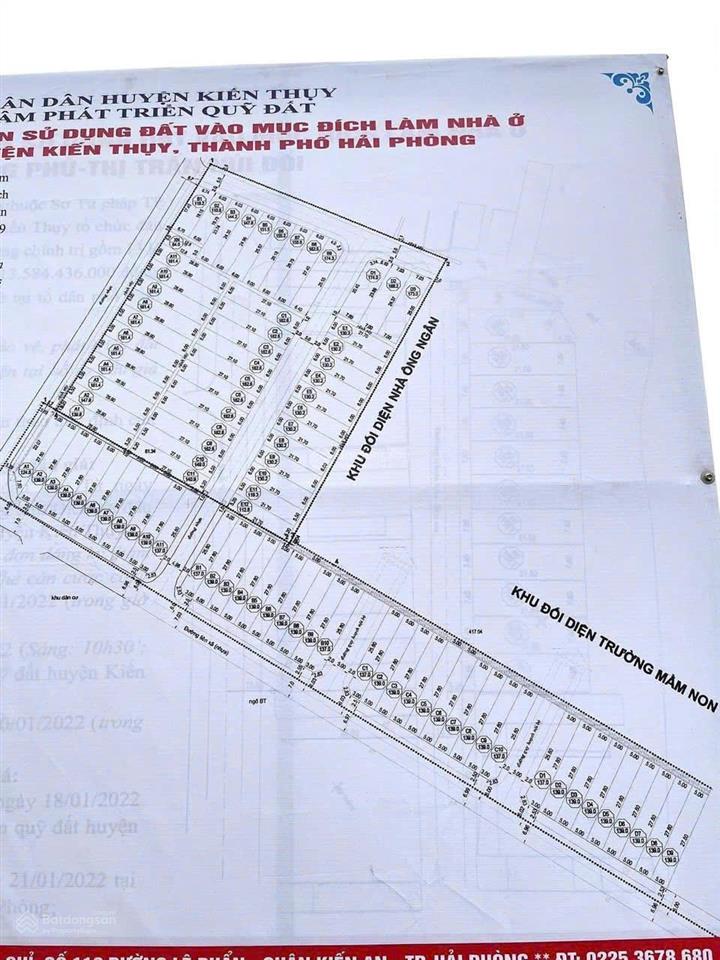 Bán lô a7 thuộc khu đấu giá tân trào, kiến thụy