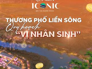 Bán đất nền dự án tại quy nhơn iconic, 2,39 tỷ, 80m2, hàng hiếm uy tín