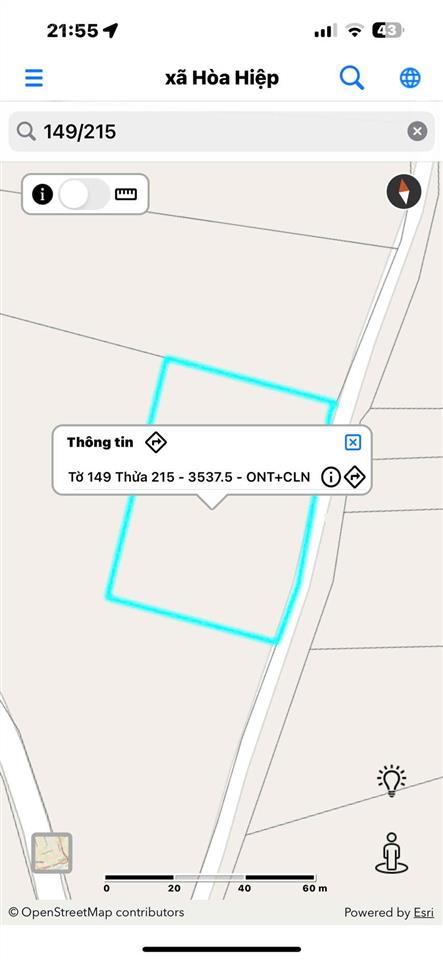 Bán đất có mặt tiền đường 70m x 50m, xã hòa hiệp, xuyên mộc giá 6.2 tỷ