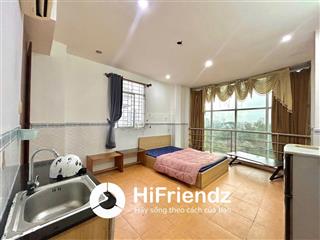 Căn hộ dịch vụ giá tốt đầy đủ tiện nghi 27m2 có thang máy  mặt tiền võ văn kiệt quận 5 gần cầu ntp