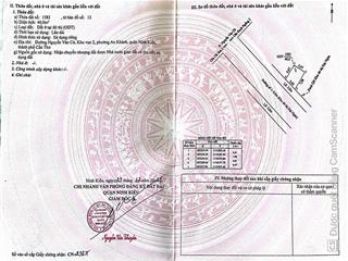 Bán nền mặt tiền đường số 1 kdc đại ngân  đối diện vựa cua đăng quân giá 4tỷ200