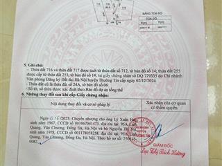 Bán đất nền 80m2 tại chương dương, thường tín, hà nội giá 4 tỷ hàng hot uy tín