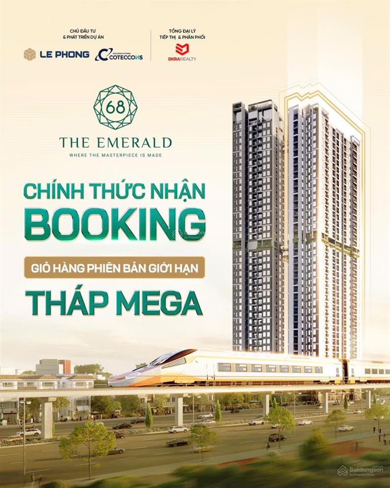 The emerald 68 thanh toán 10triệu/tháng. duy nhất 30 căn