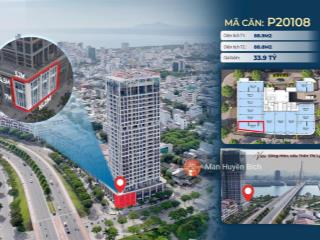 Căn shop chân đế view sông hàn, pháo hoa, trần hưng đạo, panomasuncosmo,giá k chênh.ck 18%+10tr/m2
