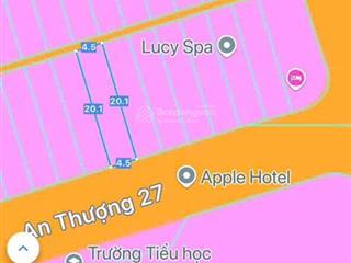 Cần bán lô an thượng 27 ... dt 90m .. ngang 4,5m .. hướng nam .. khu sầm uất ... giá 12,7 tỷ có
