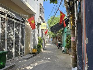 Bán nhà 3tầng dt 60m2.....ngang5m..
.kiet..o tô. 5m....nguyễn phan vinh. sơn trà..
cách biển 2.ph