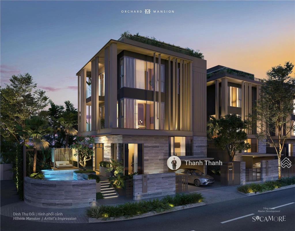 Rổ hàng độc quyền orchard mansion  biệt thự, dinh thự đồi tại sycamore  capitaland ck đến 11%