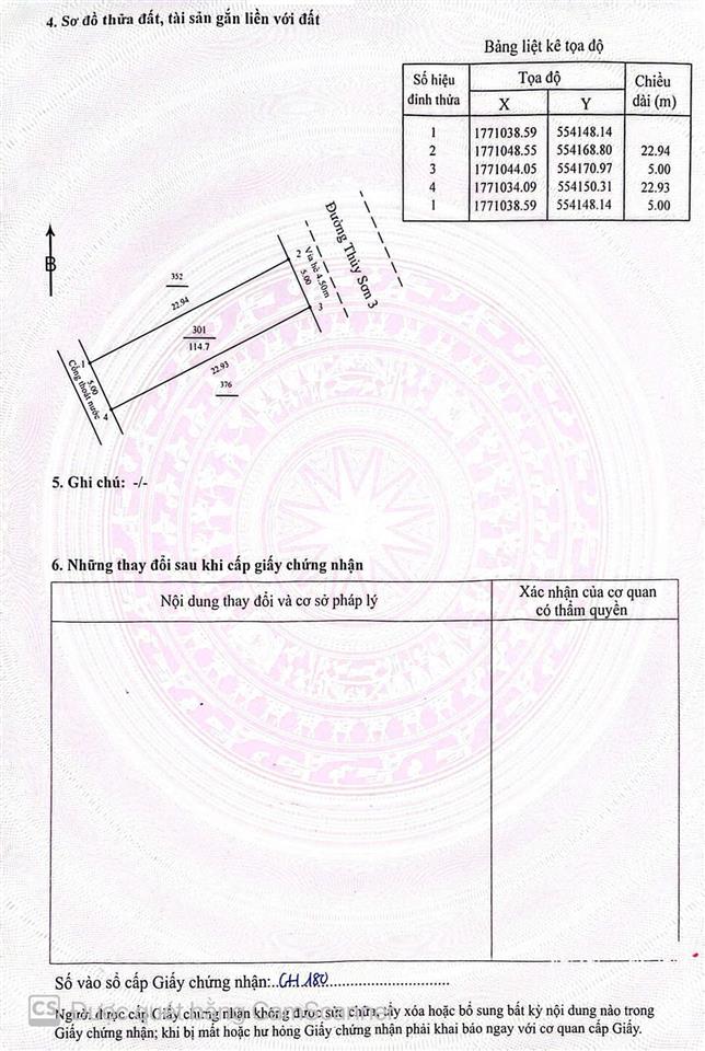 Cần bán cặp đất đường thuỷ sơn 3,ngay bãi tắm sơn thuỷ