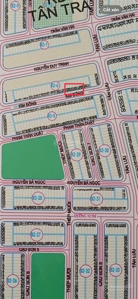 Bán cặp đất đường kim đồng, tđc tân trà