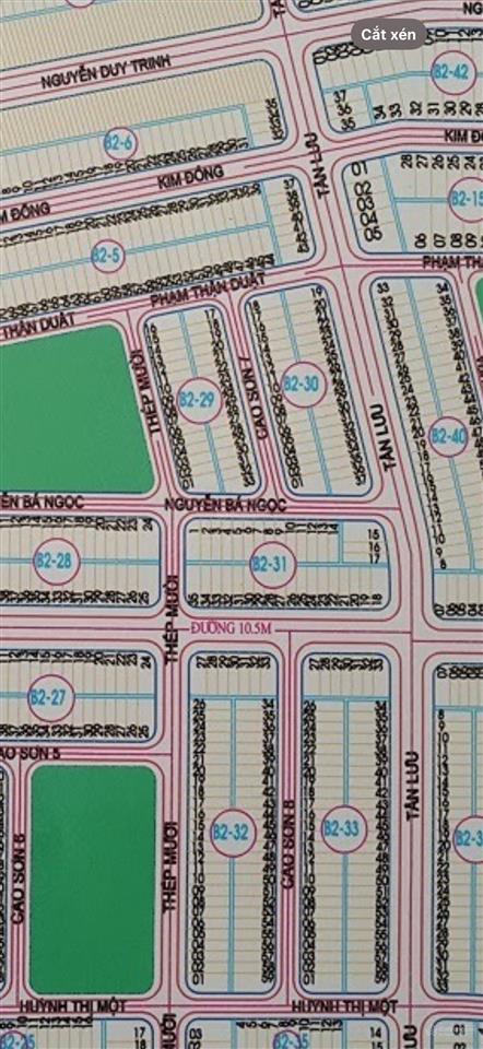 Chính chủ bán lô đất sát góc đường cao sơn 7,tđc tân trà