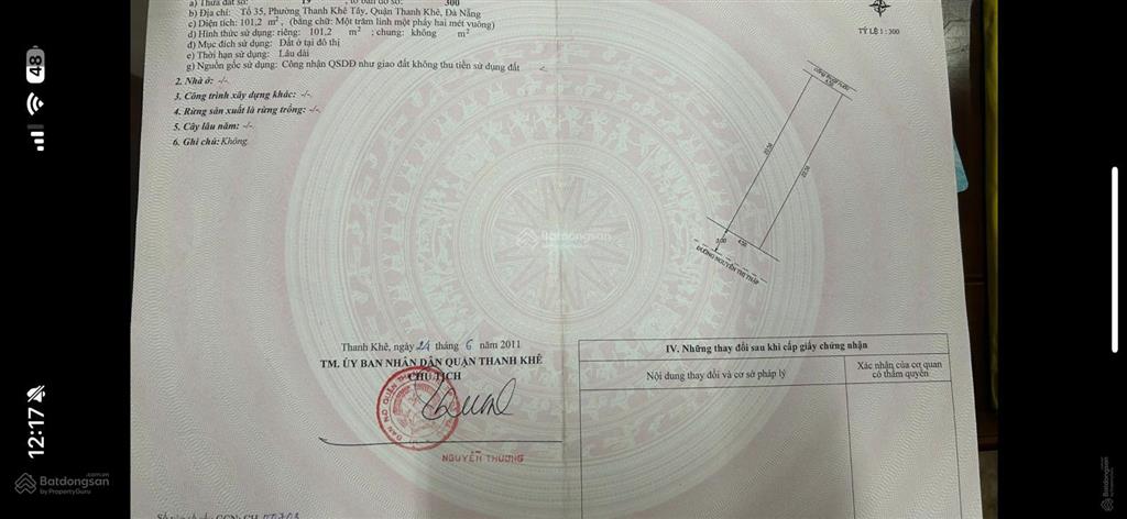 Chính chủ bán lô đất đường nguyễn thị thập, thanh khê, đà nẵng