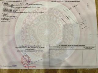 Bán lô góc 2 mặt tiền trần văn hai vs cao sơn 4 ngay bãi tắm tân trà