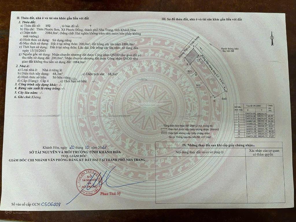 Đất đẹp làm nhà vườn  mặt tiền tỉnh lộ 3, ngang 25m, phước sơn, phước đồng, nha trang