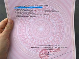Bán đất đẹp  thôn tân đảo, nam ninh hòa, khánh hòa  ngay 0966 779 ***