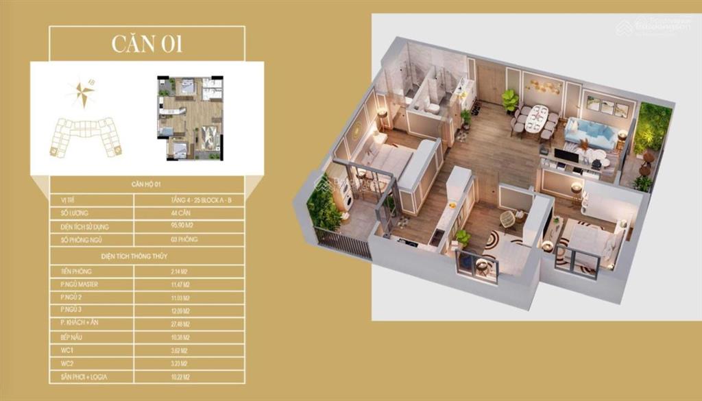 Chính chủ cần bán gấp căn 3pn dự án tecco diamond trung tâm quận thanh trì