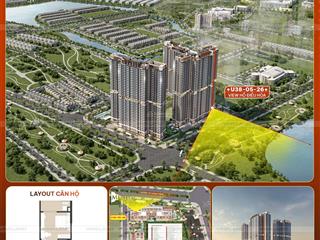 Căn studio cuối cùng tầng trung view hồ 28ha giá 2.3 tỷ nhận nhà 12/2026 vào trực tiếp chủ đầu tư