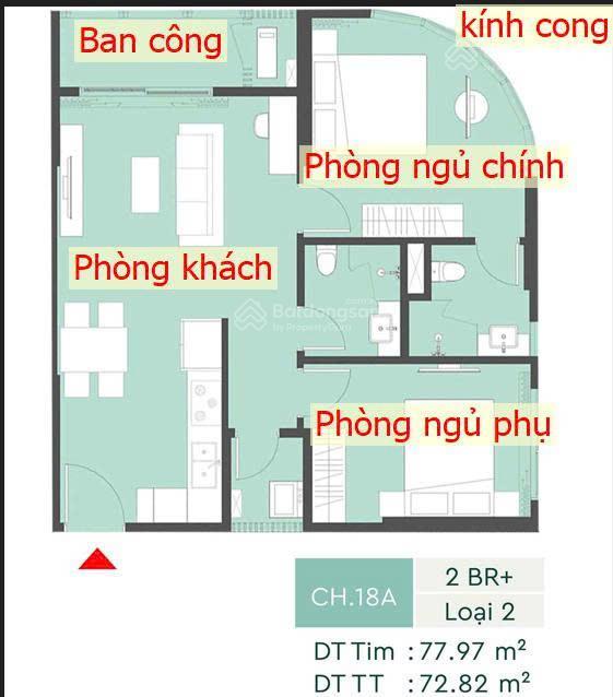 Duy nhất 1 siêu phẩm 2pn + góc kính cong tràn viền view panorama ôm trọn công viên nước tầng đẹp 2x