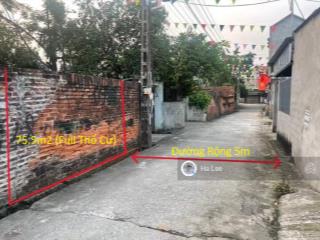 Cần chuyển nhượng lô đất 75,5m  làn 2 quốc lộ 6  tiên trượng, xuân mai, chương mỹ