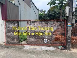 Bán 75m2 tiên trượng xuân mai cách quốc lộ 6 = 300m