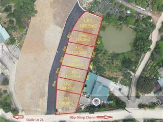 Đất nền đẹp tại khu công nghiệp lương sơn, 150m2, mặt tiền 8m