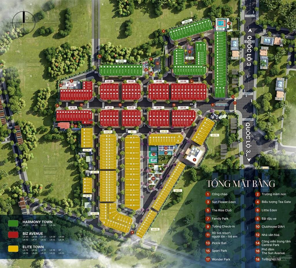 Đất nền phân lô  hạ tầng đồng bộ  tiện ích đầy đủ ngay mặt đường quốc lộ chỉ 1,9 tỷ/lô