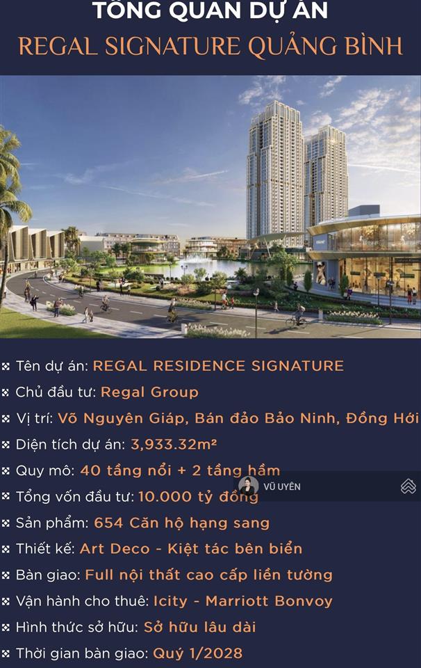 Nhanh tay! căn hộ hạng sang mặt biển regal residence 100 suất booking đầu tiên giảm ngay 100tr