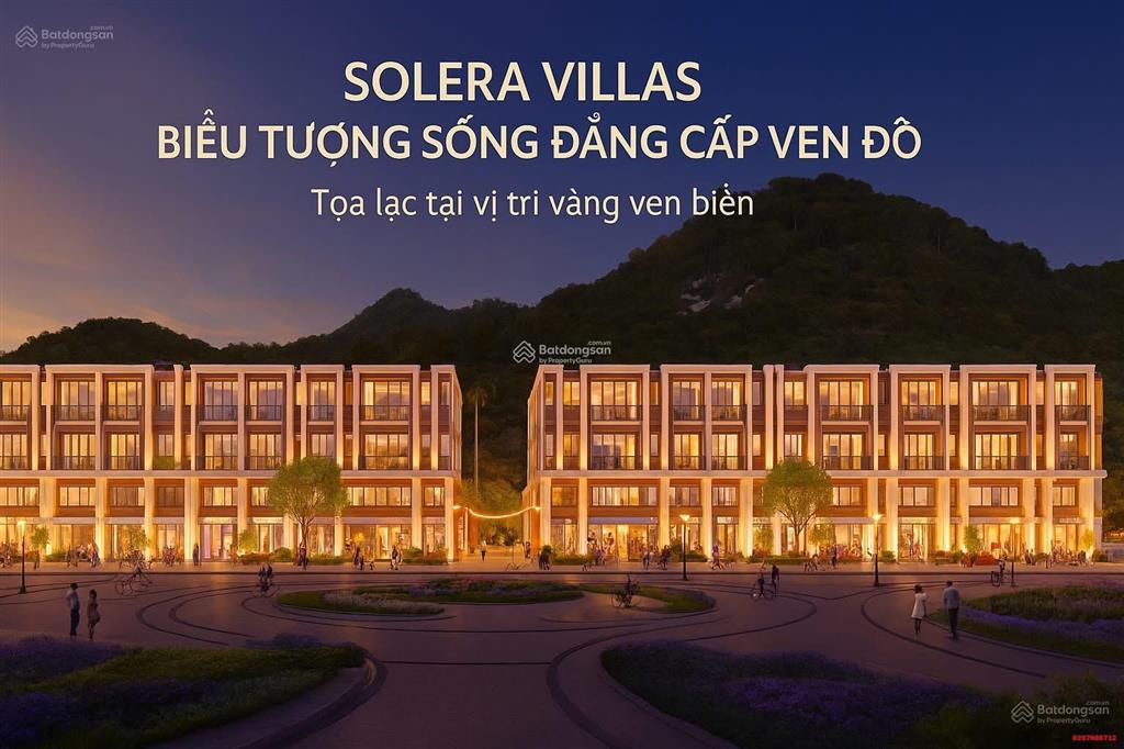 Solera quy nhơnshophouse mặt tiền đại lộ long vân lm rộng 42m tại vòng xoay hùng vương sổ lâu dài