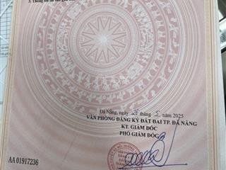 Bán đất đẹp xuất sắc tại nguyễn phú hường, cẩm lệ, đà nẵng, 1,35 tỷ, 83 m2