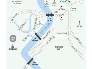 Căn hộ đẹp như mơ 101,5m2, 2pn, 2wc giá 8,1 tỷ tại the vista an phú, q2, hcm