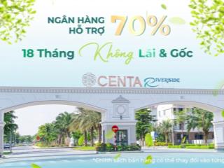 Chỉ hơn 4 tỷ sở hữu ngay biệt thự ven sông 225m2 giá gốc cdt, tại dự án centa riverside bắc ninh
