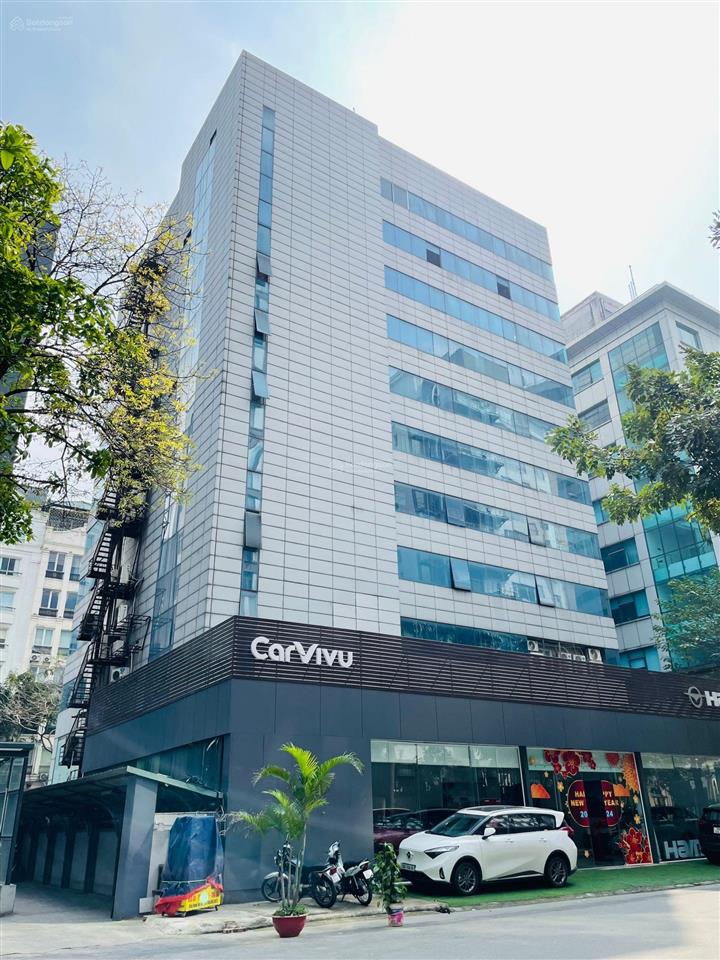 Chính chủ cho thuê tòa 3/3 duy tân  cầu giấy 130m2 full đồ 24,5tr. làm việc 24/7.  0989 518 ***