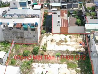 Lô đất đẹp full thổ 962m mặt tiền đường tân thới hiệp 09. sát gò vấp