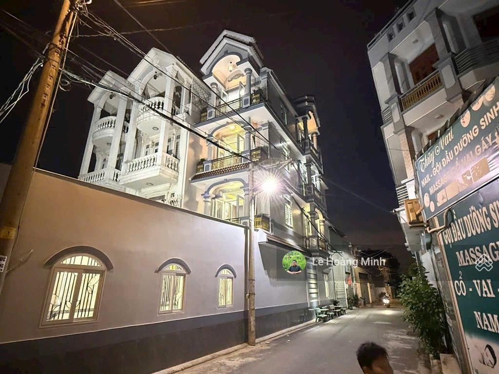 Nhà phố 3 tầng 4m x 25m. góc 2mt đường thới an 13. full nội thất