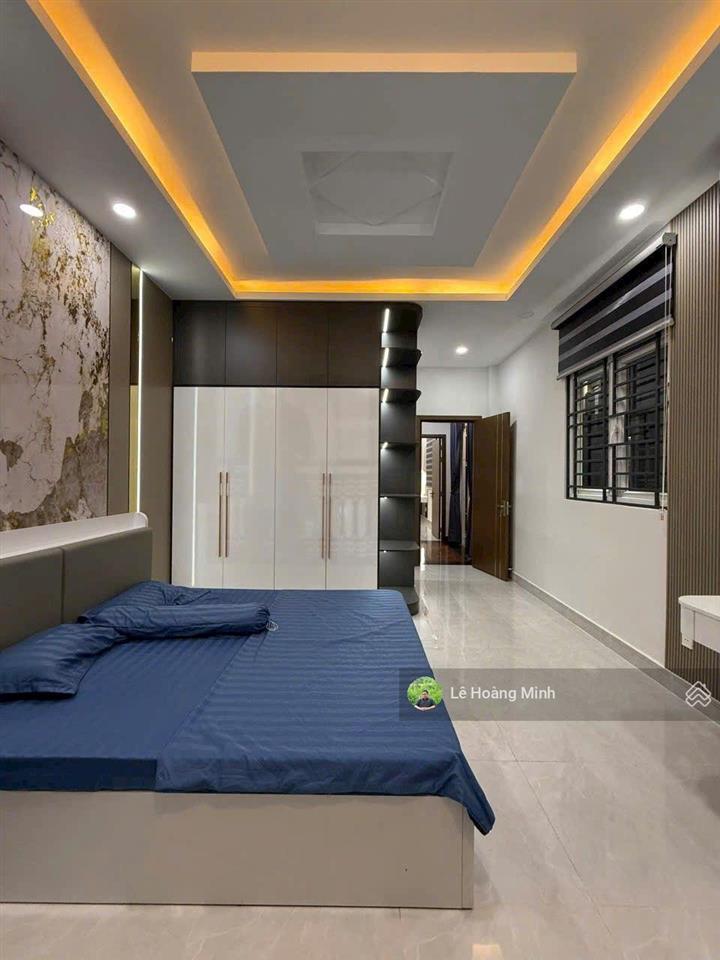 Nhà phố 3 tầng 4m x 25m. góc 2mt đường thới an 13. full nội thất