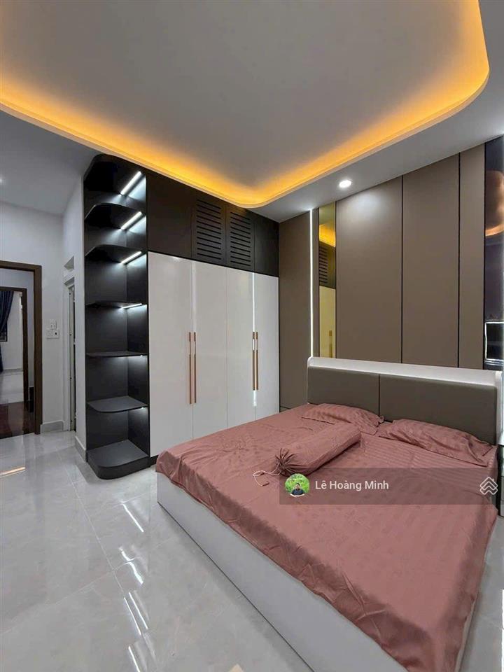 Nhà phố 3 tầng 4m x 25m. góc 2mt đường thới an 13. full nội thất