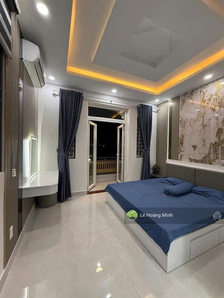 Nhà phố 3 tầng 4m x 25m. góc 2mt đường thới an 13. full nội thất