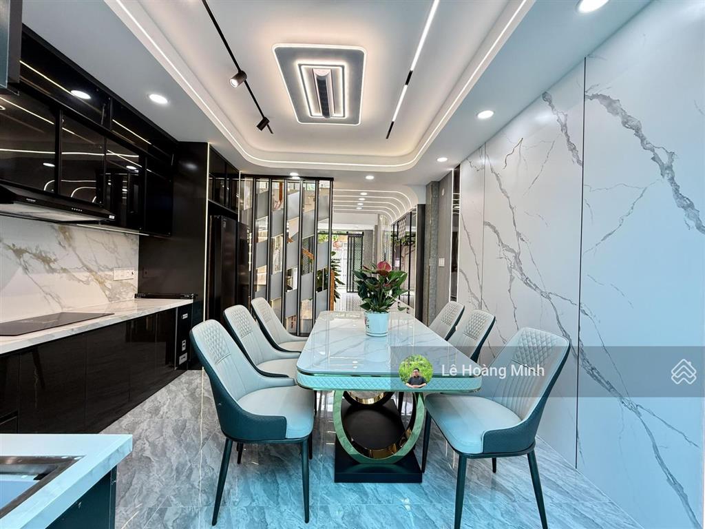 Nhà phố 4m x 16m. xây 1 lửng 3 lầu full nội thất. 1/ hẻm 6m thông đường tân chánh hiệp 18