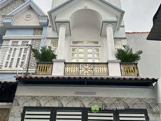 Nhà phố 3 tầng 4m nở hậu 5,5m x 15m. 1/ hẻm 6m đường nguyễn thị đặng