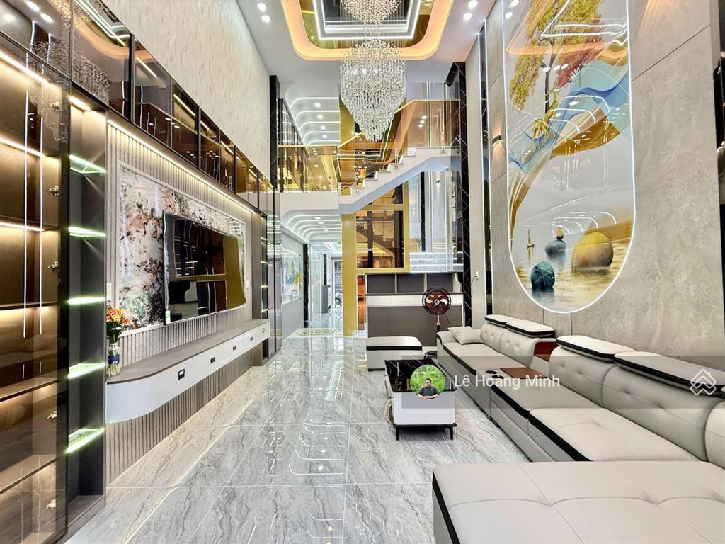 Lên sóng 05 căn siêu phẩm 4 tầng có thang máy hẻm nhựa 8m thông lê thị riêng