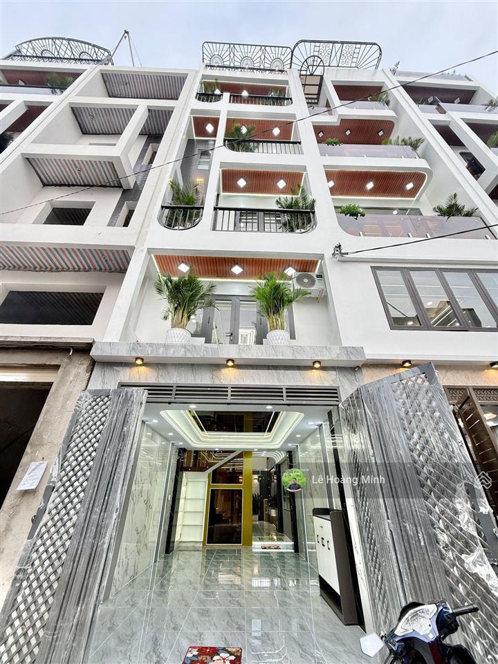 Lên sóng 05 căn siêu phẩm 4 tầng có thang máy hẻm nhựa 8m thông lê thị riêng