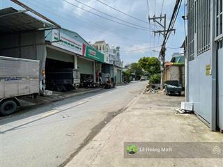 Bán xưởng 8,5m x 32m. mặt tiền đường thới an 13 (xe conter vào trước cửa)