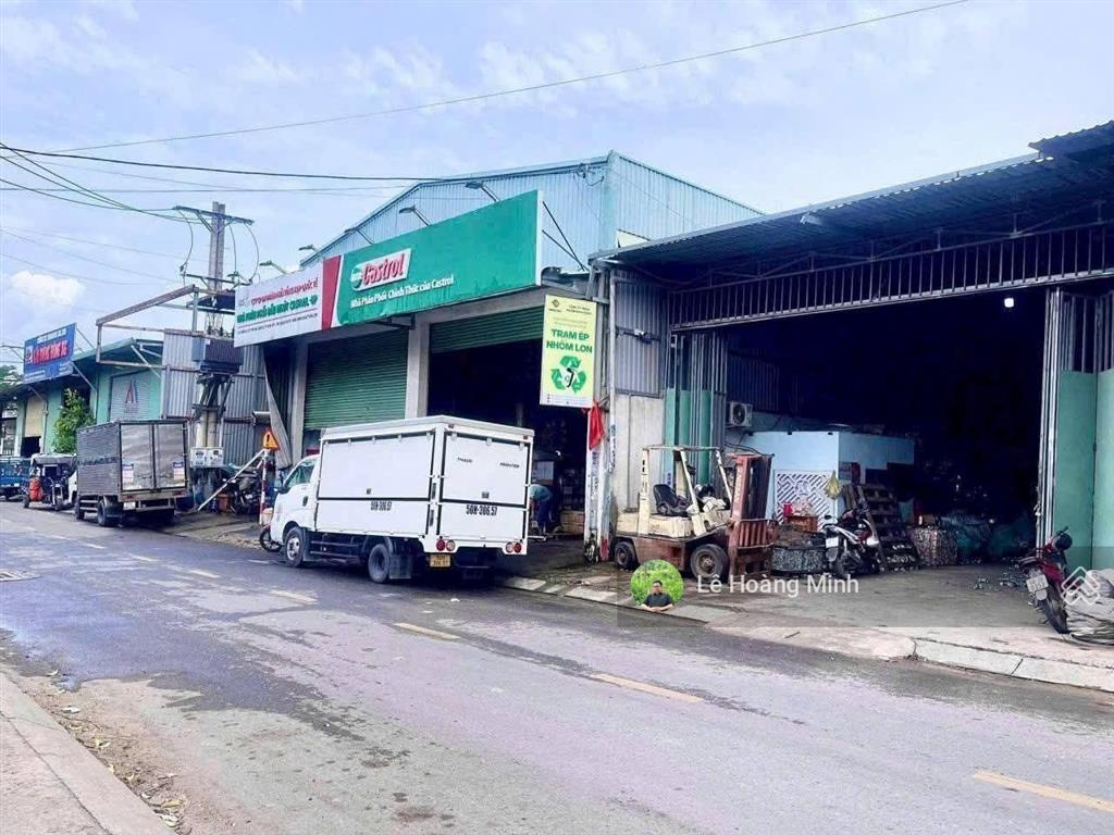 Bán xưởng 8,5m x 32m. mặt tiền đường thới an 13 (xe conter vào trước cửa)