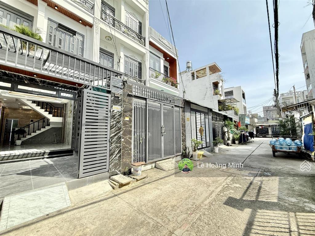 Nhà phố 4m x 16m, đúc 2 lầu 1/ ngắn hẻm 5m đường trần thị cờ