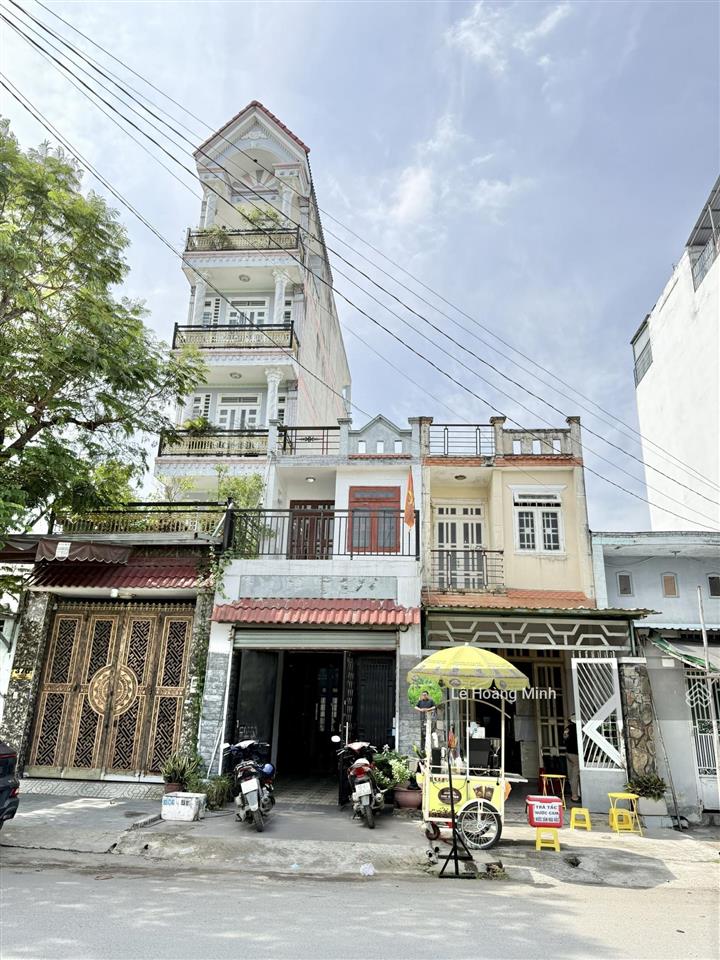 Nhà shr 75m2 đúc 1 lầu 4pn mặt tiền đường kinh doanh trần thị cờ